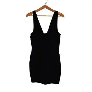 Wilster Black Cowl Neck Bodycon Dress Women's Size M